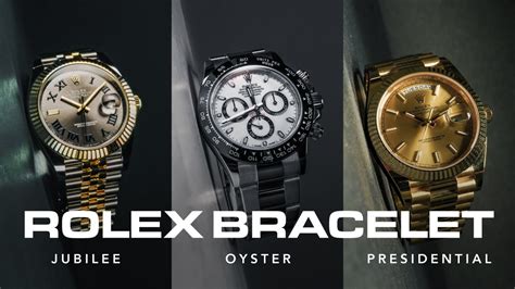 rolex oyster vs president bracelet|rolex day date 40 price.